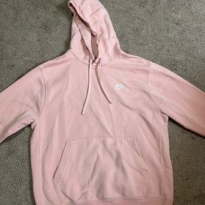 Peach/pink Nike hoodie